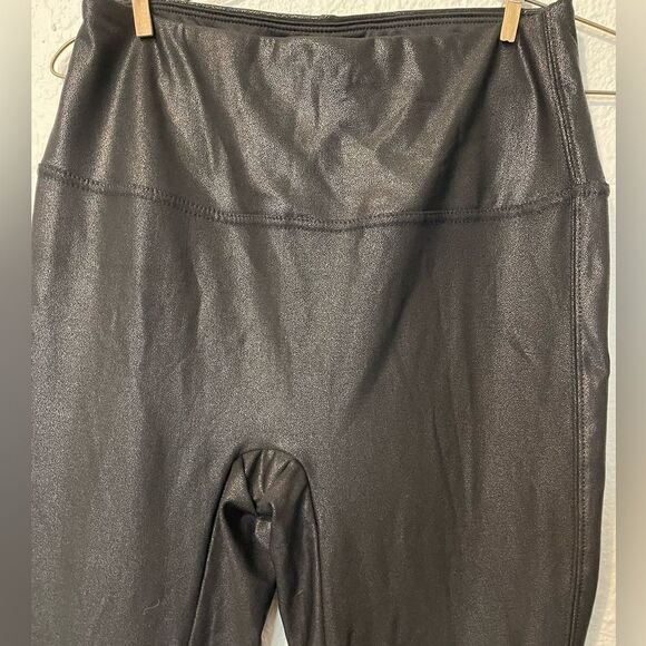 Spanx Faux leather Moto leggings sz S - Picture 7 of 9